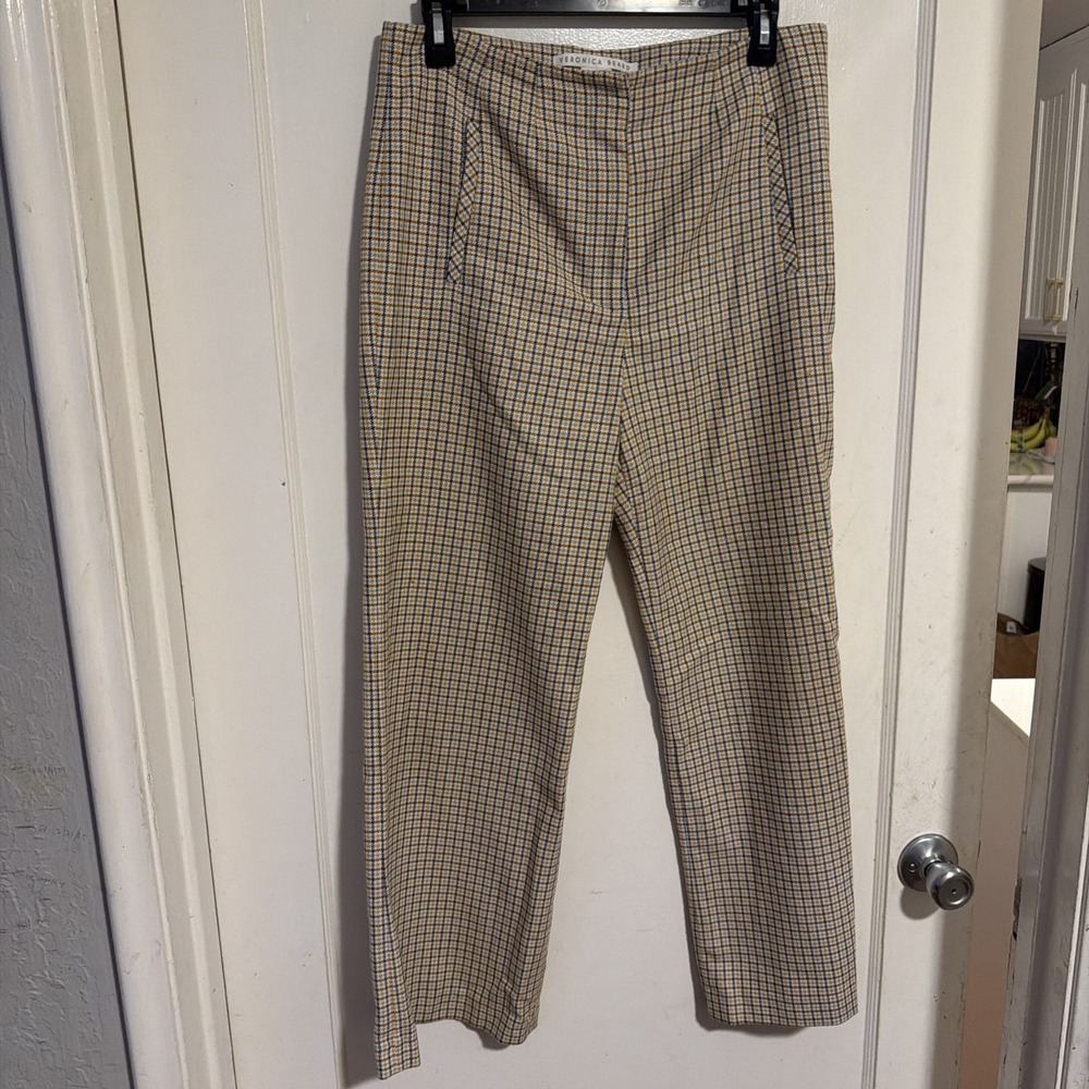 EUC Veronica Beard Womens Pants Size 8 Retail $395 Plaid